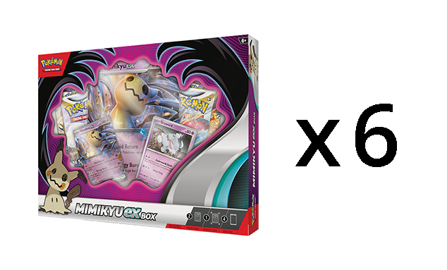 Pokemon Mimikyu ex Box CASE (6 Boxes)